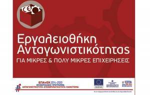Εργαλειοθήκη Ανταγωνιστικότητας: Εξαντλήθηκε ο προϋπολογισμός σε έξι περιφέρειες