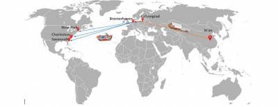 OOCL: Η πρώτη ναυτιλιακή που εγκαινιάζει σιδηροδρομική θαλάσσια γραμμή Κίνα-ΗΠΑ