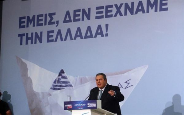 Εκλογές-Καμμένος: «Ψηφίστε μας για να τους τσακίσουμε-Είμαστε η εγγυήτρια δύναμη»