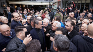 Στο Ηράκλειο ο Κυριάκος Μητσοτάκης- Επίσκεψη σε εργοτάξια του ΒΟΑΚ