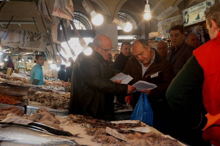 «Σαφάρι» της Περιφέρειας Αττικής στην Βαρβάκειο