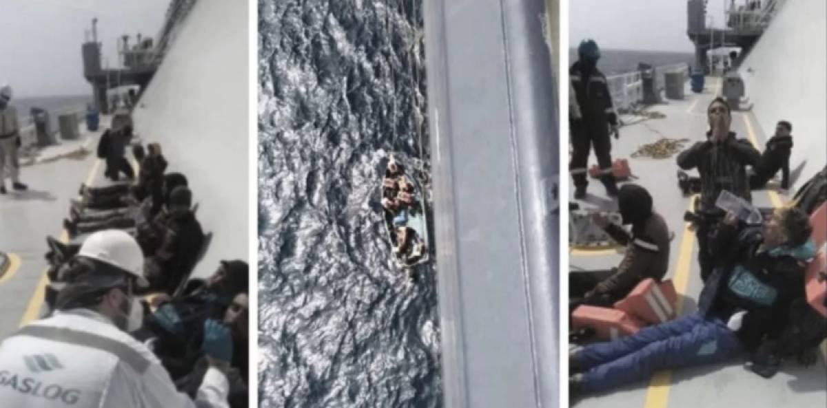 Πλοίο της GasLog διέσωσε οκτώ ναυτικούς στη Μεσόγειο