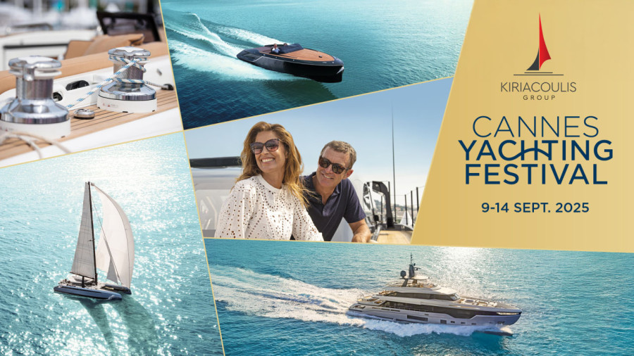 Ο Όμιλος ΚΥΡΙΑΚΟΥΛΗΣ στο Cannes Yachting Festival 2025 με νέα μοντέλα και καινοτόμα προγράμματα