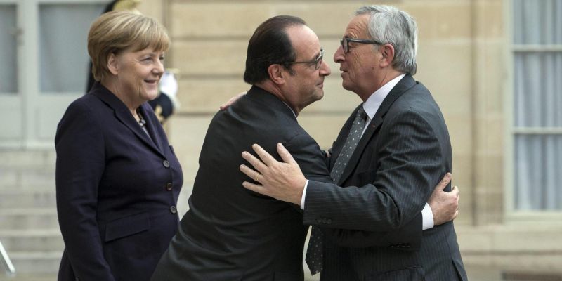 Μέρκελ, Ολάντ, Γιούνκερ στο Βερολίνο και ο Ρέντσι... χώρια