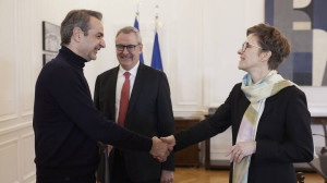 Οι ελληνικές τράπεζες στο επίκεντρο της συνάντησης Μητσοτάκη-Buch