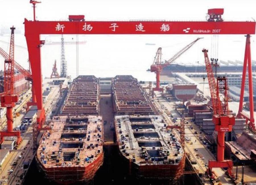 Yangzijiang: Εξασφάλισε παραγγελία $715 εκατ. για νέες ναυπηγήσεις πλοίων