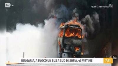 Φωτιά σε λεωφορείο στη Βουλγαρία: Νεκροί 46 άνθρωποι