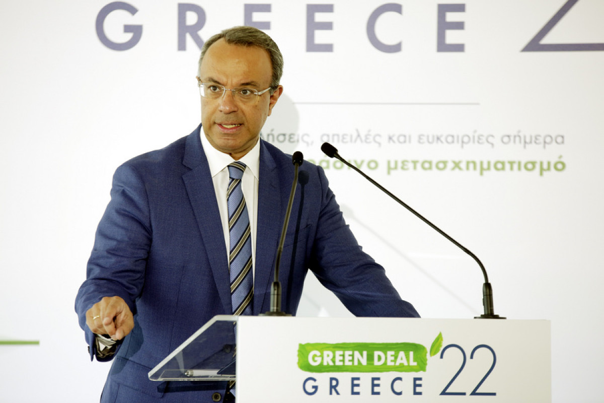 Σταϊκούρας: Επτά δράσεις για την αποτελεσματική πράσινη μετάβαση της οικονομίας