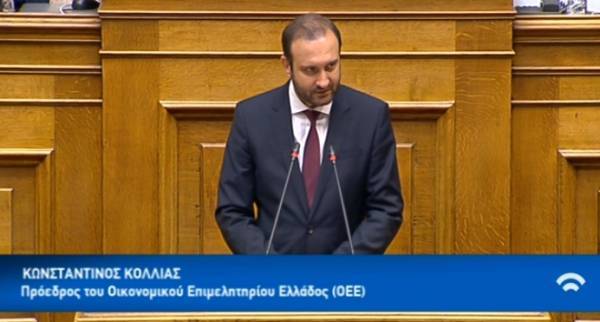 Κόλλιας: Τα υψηλά πλεονάσματα στραγγαλίζουν τα φυσικά και νομικά πρόσωπα