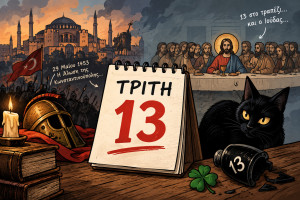 Τρίτη και 13: Γιατί τρέμουμε την πιο γρουσούζικη μέρα του χρόνου;