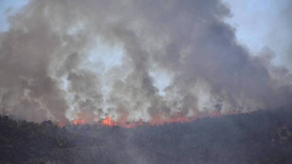 Λέκκας-Βίλια: Οι άνεμοι στέλνουν την πυρκαγιά στο παρθένο δάσος