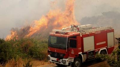 Μεγάλη πυρκαγιά στην Κέρκυρα
