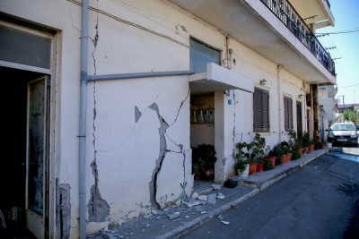 Ψαχνά Ευβοίας- Σεισμός: «Κίτρινα» 24 σπίτια- Ζημιές και στη Χαλκίδα