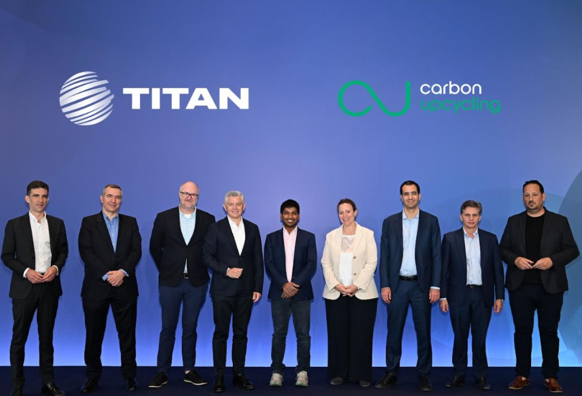 Συνεργασία ΤΙΤΑΝ - Carbon Upcycling για ανάπτυξη δομικών υλικών χαμηλών εκπομπών άνθρακα