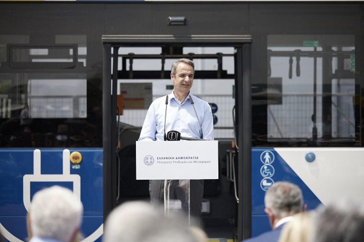 Θεσσαλονίκη: Στους δρόμους τα ηλεκτρικά λεωφορεία- Μητσοτάκης: Συνεπείς στα χρονοδιαγράμματα