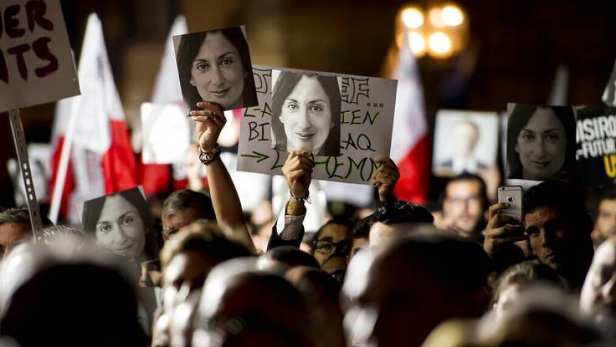 Μάλτα: Κατηγορείται επιχειρηματίας για τον φόνο δημοσιογράφου
