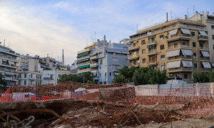 Εντοπίστηκε βλήμα στην πλατεία Κυψέλης στη διάρκεια εργασιών του Μετρό