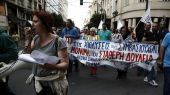 Ενταση στην πορεία των συμβασιούχων στους ΟΤΑ