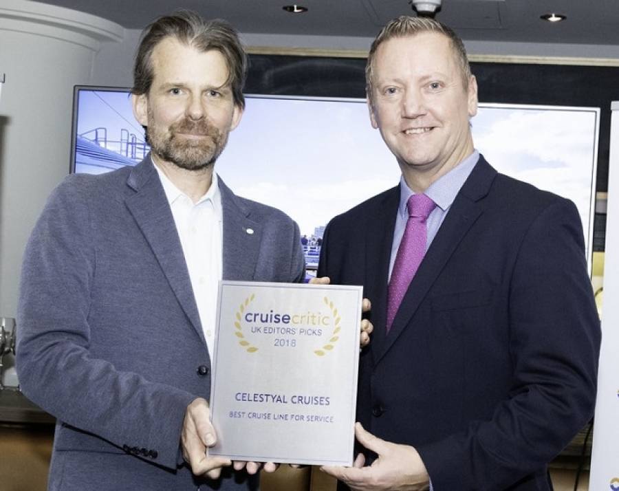 Η Celestyal Cruises διακρίθηκε στα Cruise Critic Editors’ Picks Awards
