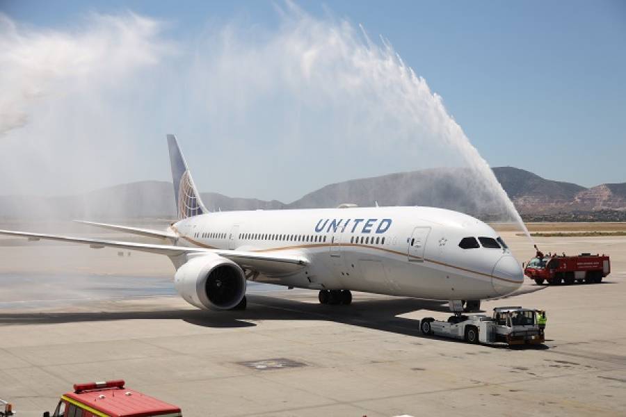 Η United Airlines ενώνει για πρώτη φορά Αθήνα με Ουάσινγκτον