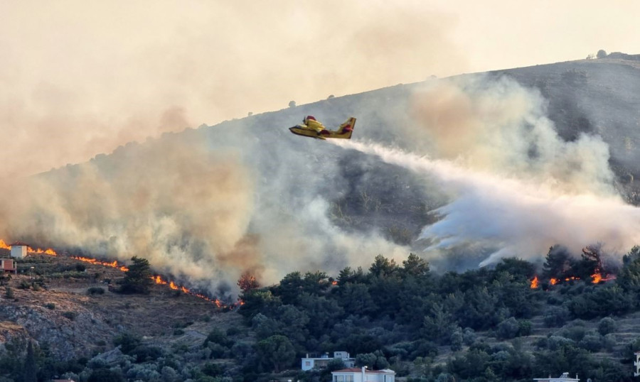 Χίος: Μία σύλληψη για εμπρησμό από αμέλεια στα Λεπτόποδα