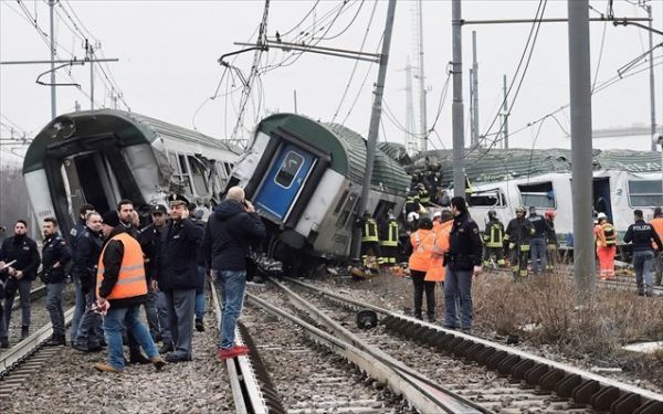 Μιλάνο: Οι στιγμές λίγο πριν τον εκτροχιασμό του τρένου (βίντεο)