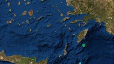 Σεισμός 4,5 Ρίχτερ στα Δωδεκάνησα