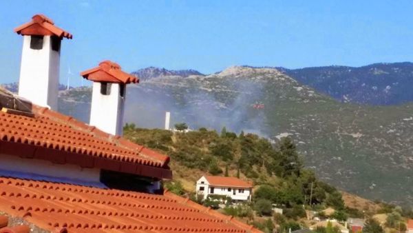 Πυρκαγιά Δίστομο: Σε ύφεση το πύρινο μέτωπο-Κάηκε το μαυσωλείο