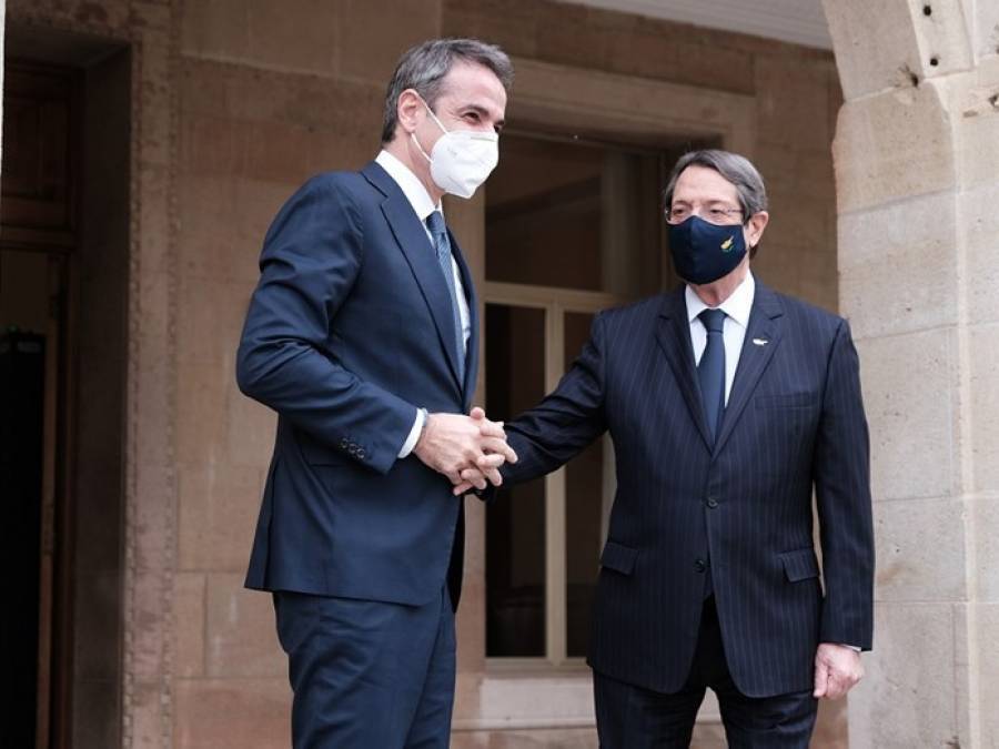 Σύμπνοια Μητσοτάκη, Αναστασιάδη, Τσίπρα για το Κυπριακό