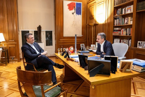 Τετ α τετ Μητσοτάκη-Τζιτζικώστα: Τι βρέθηκε στο επίκεντρο