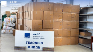 ΑΑΔΕ: Κατασχέθηκαν 5,6 εκατ. λαθραία τσιγάρα στο Τελωνείο Κήπων