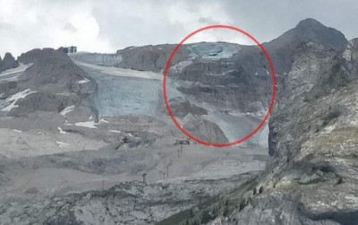 Ιταλία: Αποκολλήθηκε τεράστιο στρώμα πάγου στις Άλπεις- Τουλάχιστον έξι νεκροί