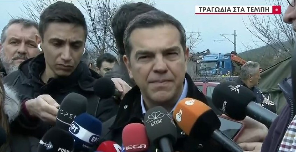 Τσίπρας-Τέμπη: Δεν θα μιλήσω για ευθύνες σε στιγμές πένθους