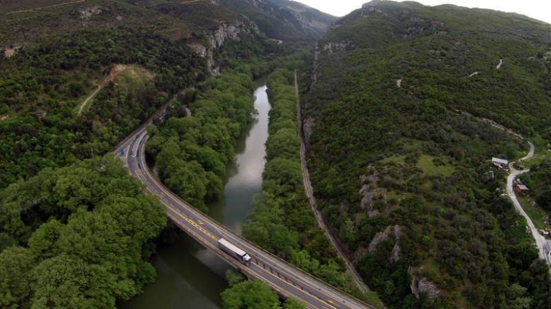Διακοπή κυκλοφορίας στα Τέμπη