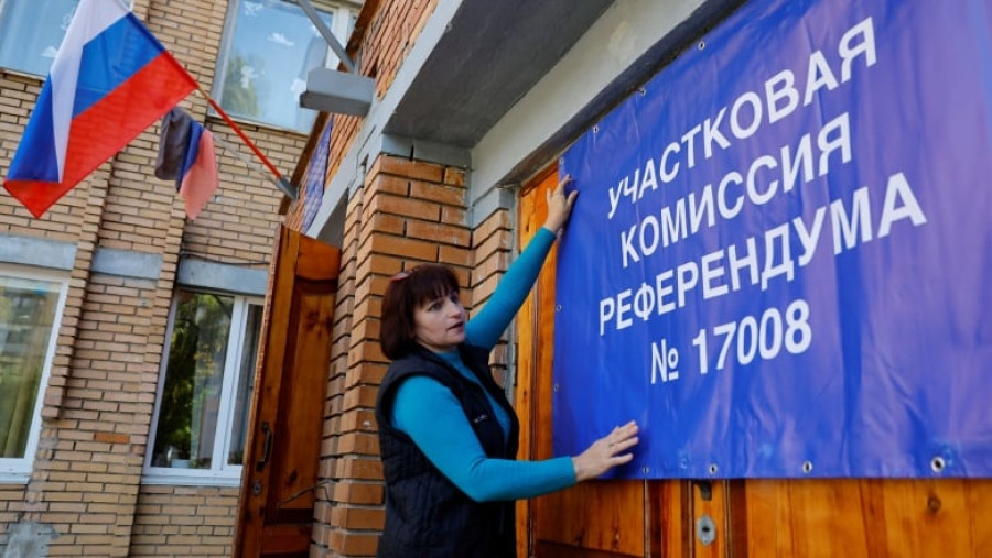 Ουκρανία: Άρχισαν τα «δημοψηφίσματα» σε κατεχόμενες περιοχές