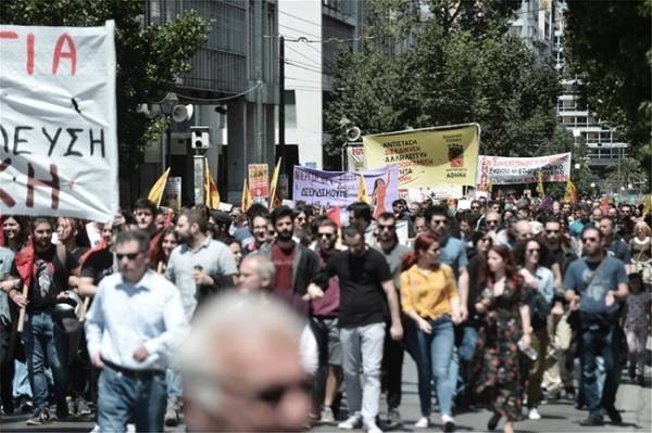 Πρωτομαγιά: Ολοκληρώθηκαν τα συλλαλητήρια, «παγωμένα» παραμένουν τα μέσα
