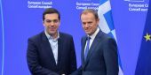 Ο Τσίπρας υποδέχεται τον Τουσκ
