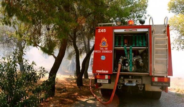 Υψηλός ο κίνδυνος πυρκαγιάς την Κυριακή