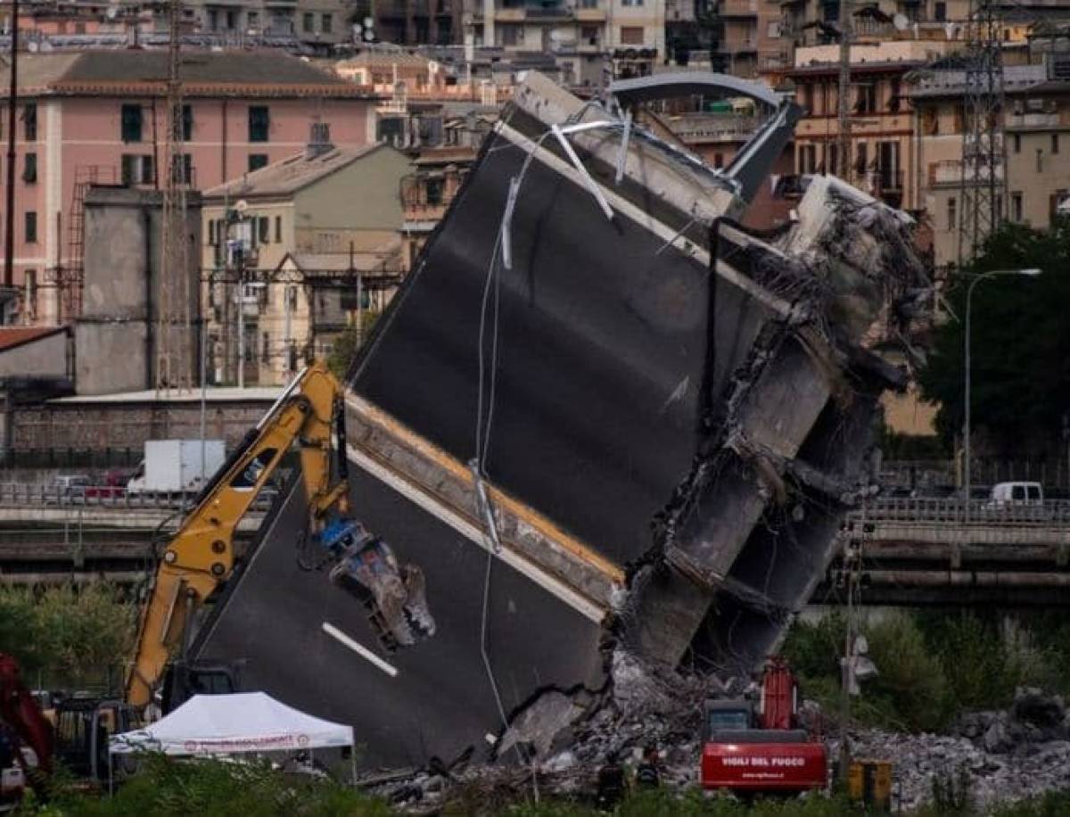 Νέο βίντεο στην επιφάνεια από την κατάρρευση της γέφυρας Μοράντι