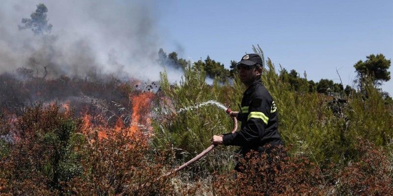 Σαμοθράκη: Υπό έλεγχο η πυρκαγιά