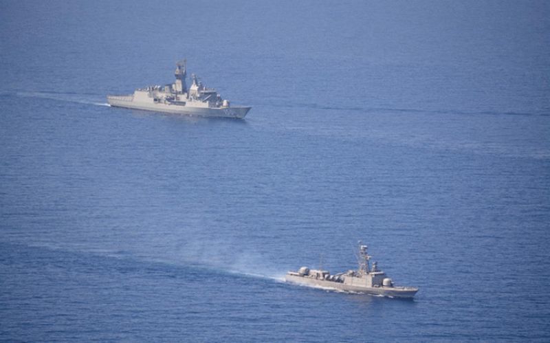 Τουρκική κορβέτα στα ανοιχτά της Ρόδου αμφισβητεί την υφαλοκρηπίδα