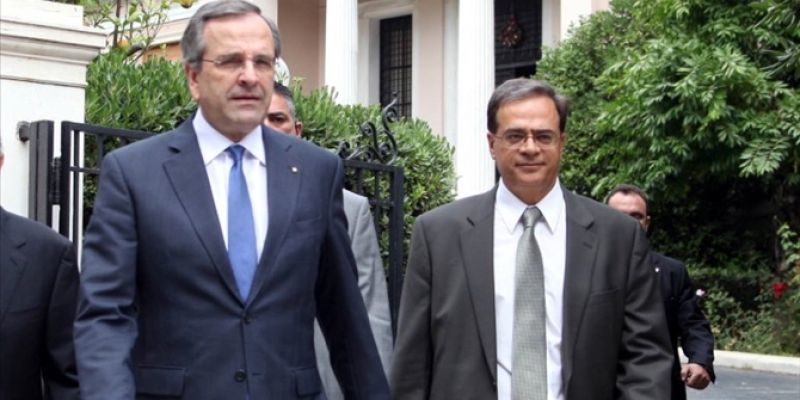 Σύσκεψη Σαμαρά- Χαρδούβελη στο Μαξίμου ενόψει του ερχομού της Τρόικας