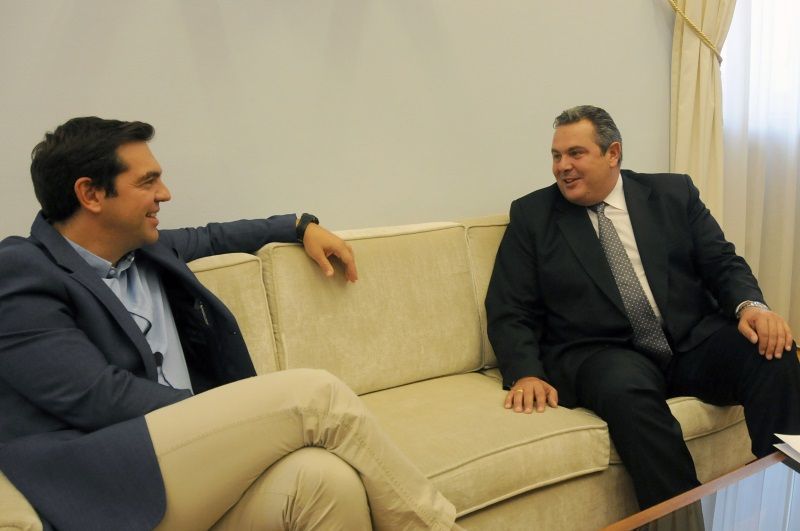 Εκλογές 2015: Συνάντηση Τσίπρα-Καμμένου