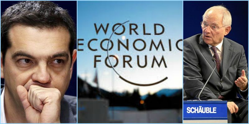 Νταβός: Συμφώνησαν Τσίπρας, Σόιμπλε-«Ντροπή να είναι η Ευρώπη απόρθητο φρούριο»