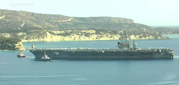 Στο αεροπλανοφόρο «Eisenhower» ο Κυριάκος Μητσοτάκης (video)