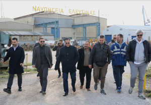 Γεωργιάδης: Τα Ναυπηγεία Ελευσίνας είναι στοίχημα για όλη τη χώρα