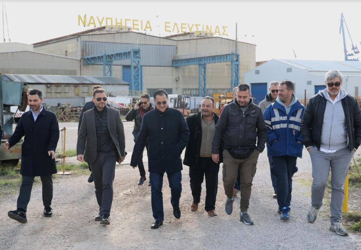 Γεωργιάδης: Τα Ναυπηγεία Ελευσίνας είναι στοίχημα για όλη τη χώρα
