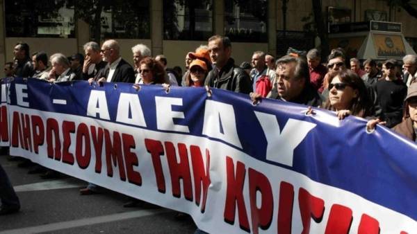 «Ντου» ΑΔΕΔΥ στο γραφείο Τσακαλώτου-Για τα Βαρέα και Ανθυγιεινά