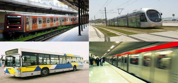 Αναλυτικά η κίνηση των Μέσων Μαζικής Μεταφοράς το Πάσχα