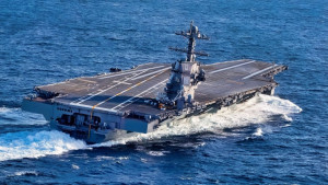 Στην Κροατία το αεροπλανοφόρο USS Gerald R. Ford μετά από πυρκαγιά για επισκευή